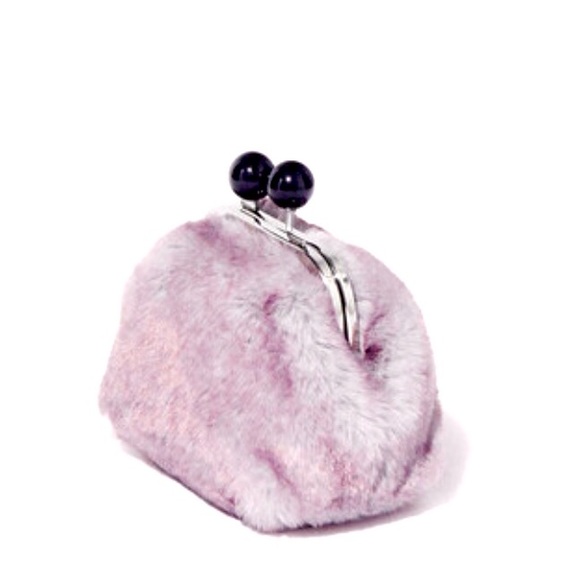 NWT VERY CUTE FUR EFFECT COIN PURSE - Picture 6 of 8